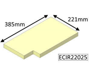 ECIR22025 Parkray SIDE Base Brick  |  Aspect 80B - 2 Required